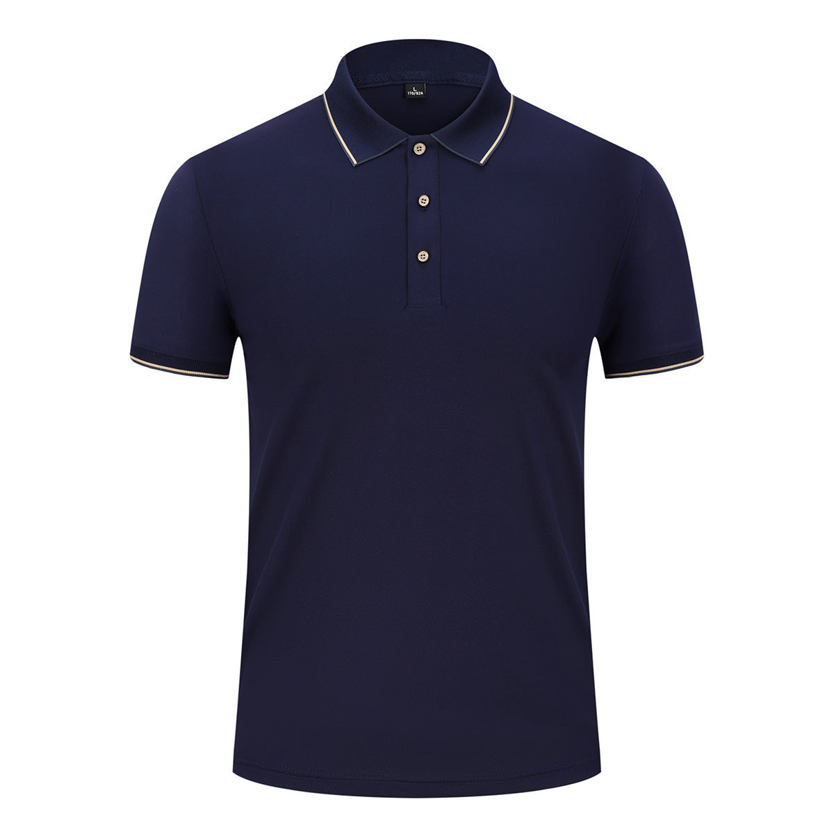 Men And Women Ice Silk Lapel T-shirt