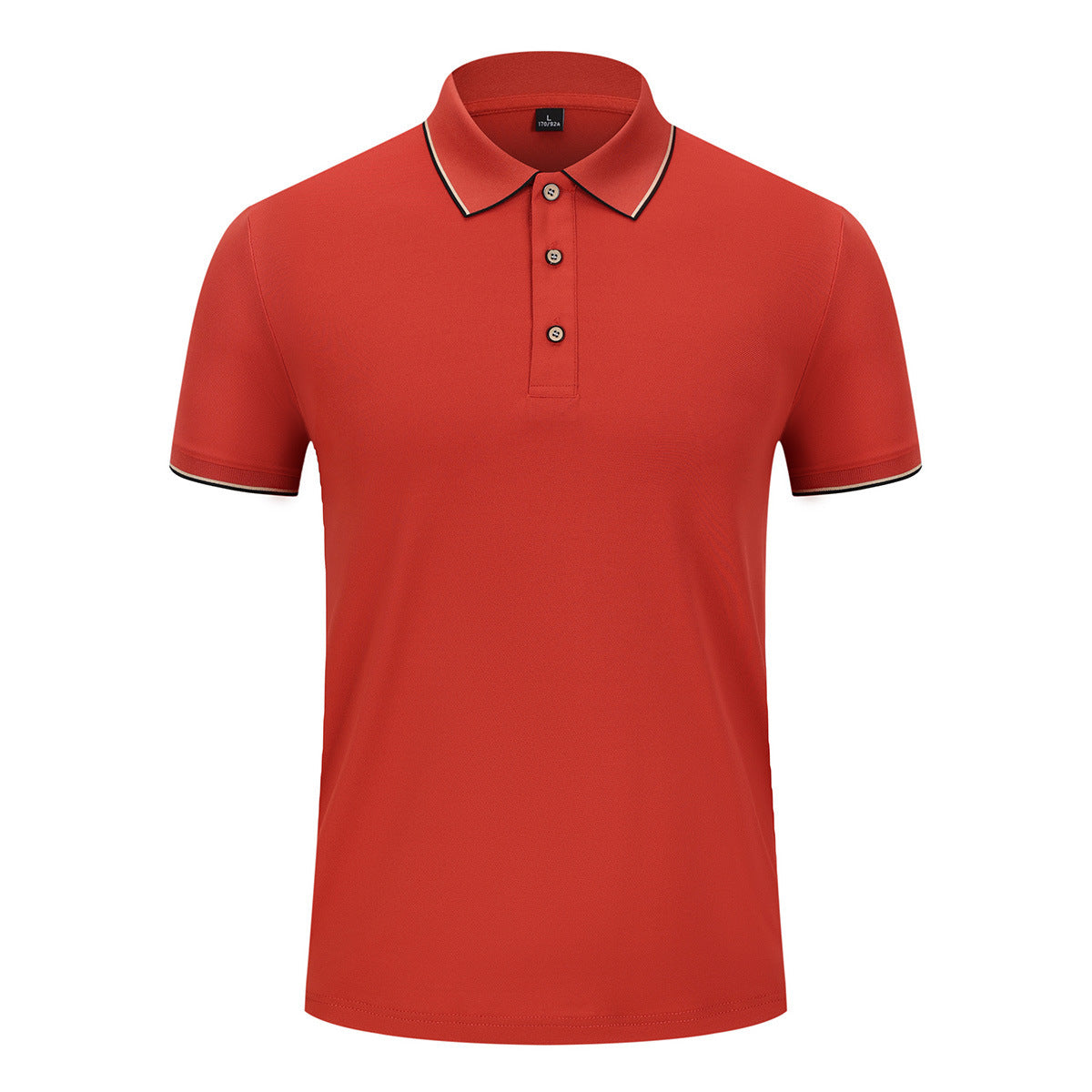 Men And Women Ice Silk Lapel T-shirt