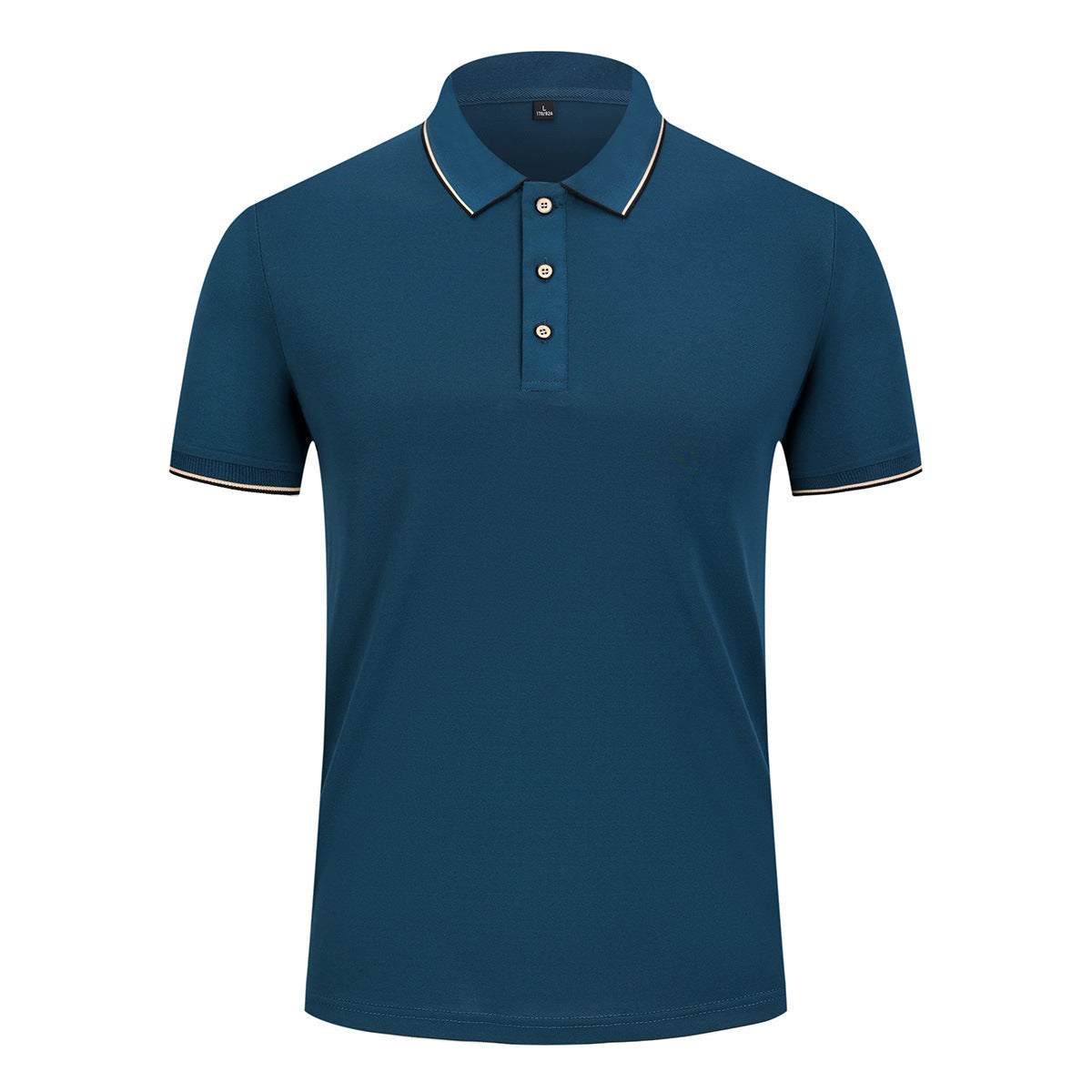 Men And Women Ice Silk Lapel T-shirt