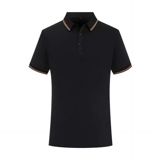 Summer Ice Silk Overalls Polo Shirt