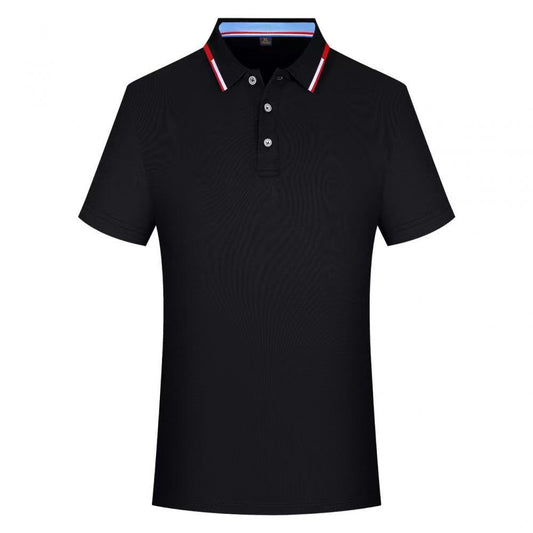 Color Block Short-sleeved Polo Shirt